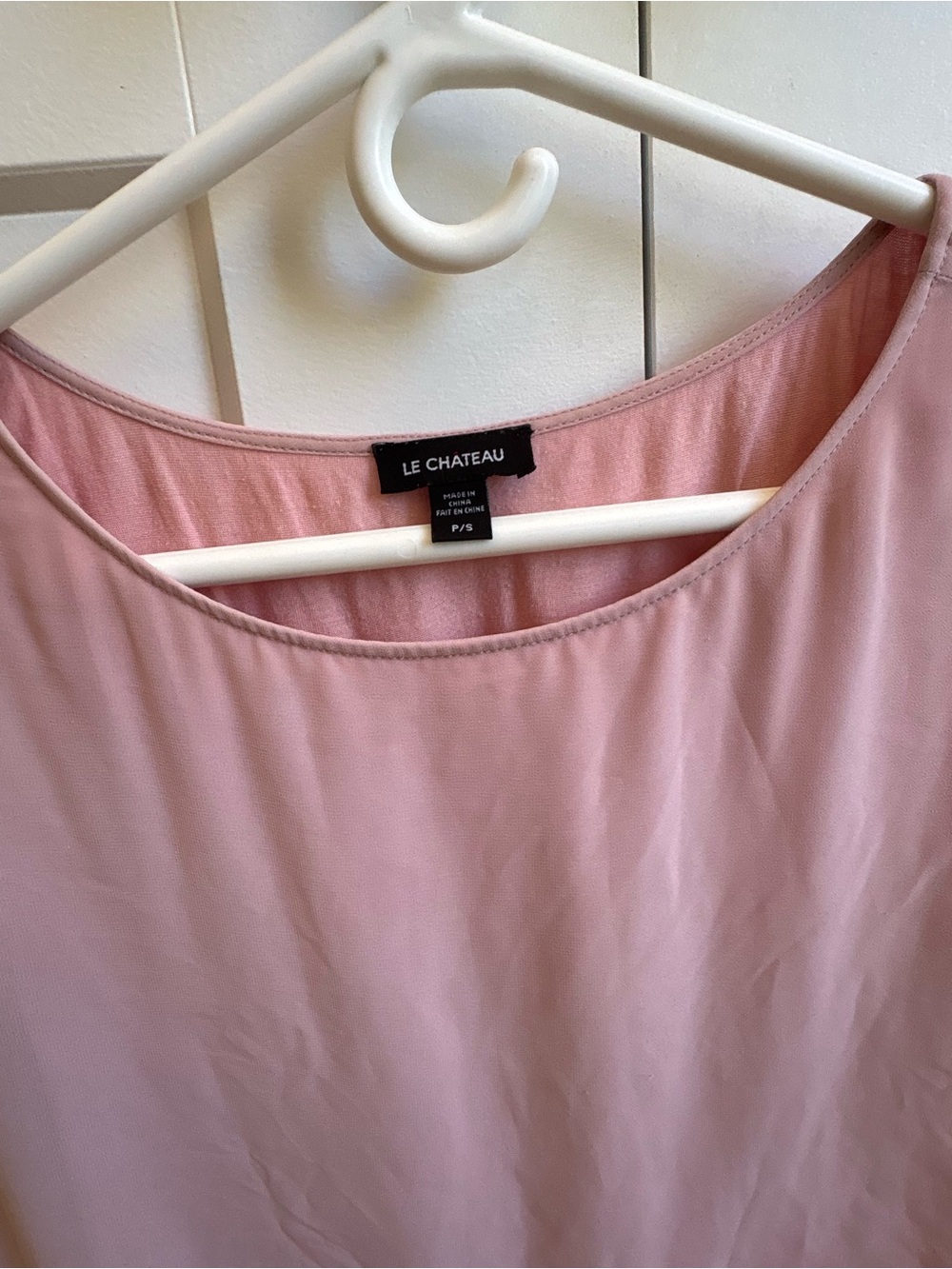 le château Blush Pink Layered Sleeveless Camisole - Picture 3 of 3